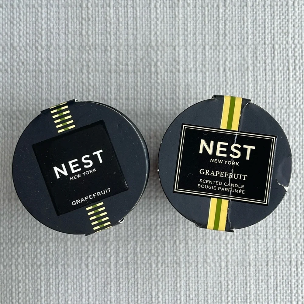 NEST NEW YORK grapefruit candle mini set